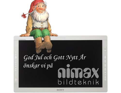 God jul och Gott Nytt År önskar vi på Nimax